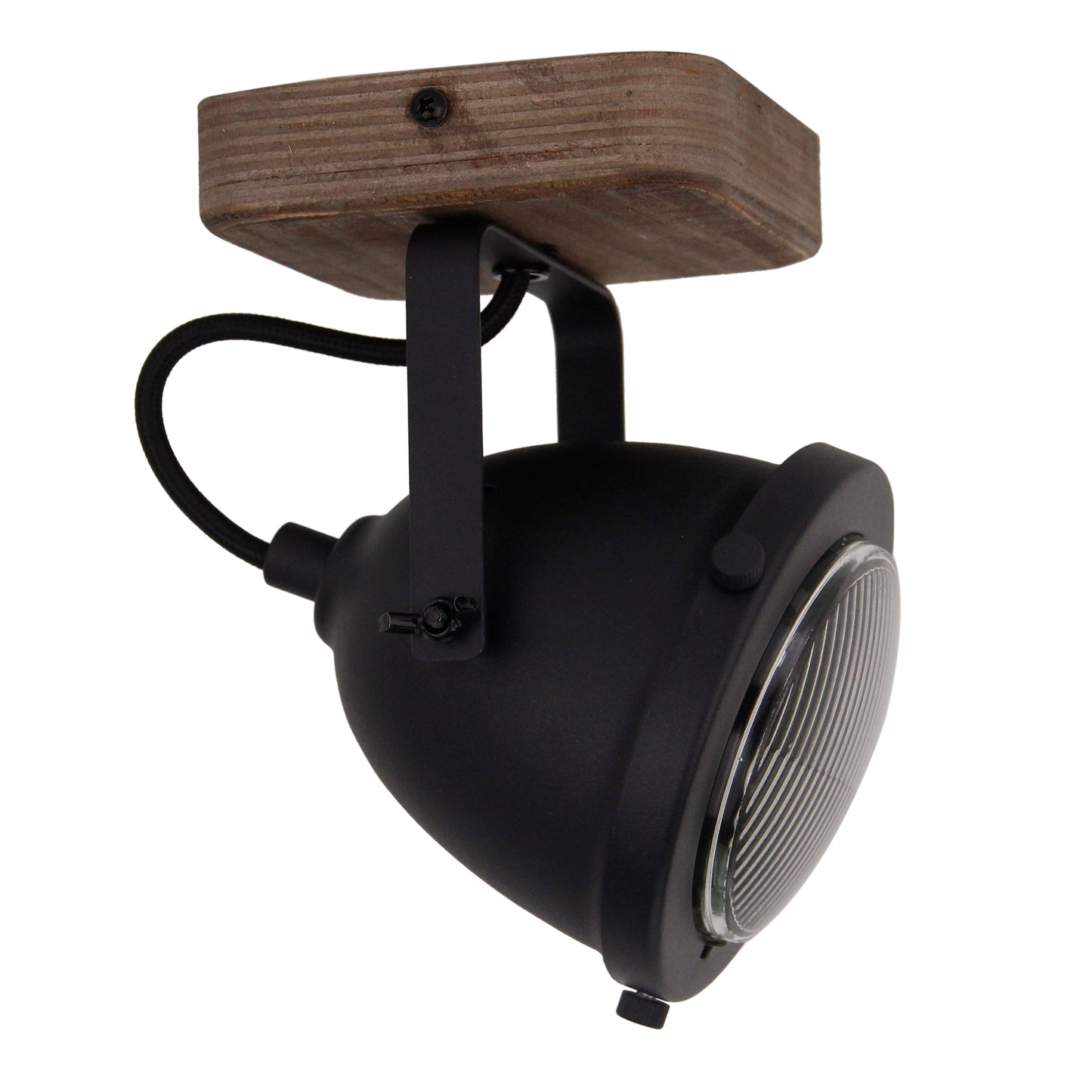 Chericoni Bella spot 1 lichts, Ø12 cm, GU10, Corrund Black, stijlvolle plafondlamp met een modern en minimalistisch design.