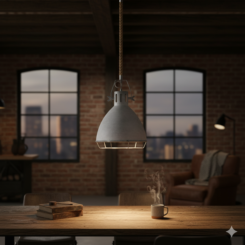 Chericoni Indurope Hanglamp - Grijs - 1 lichts - 40 cm