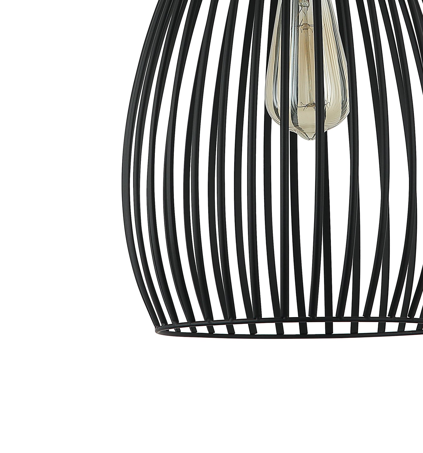 Moderne Chericoni Rho hanglamp in zwart, Ø26,5 cm, met E27 fitting, voor een sfeervolle uitstraling.