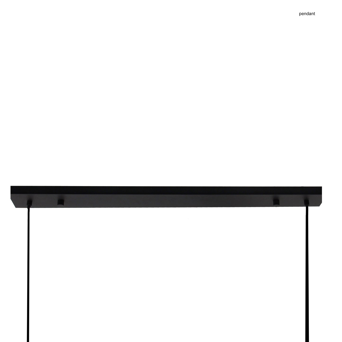 Chericoni Goccia hanglamp 2 lichts Ø40 cm, zwart metaal, robuust en stoer design, perfect voor moderne interieurs.