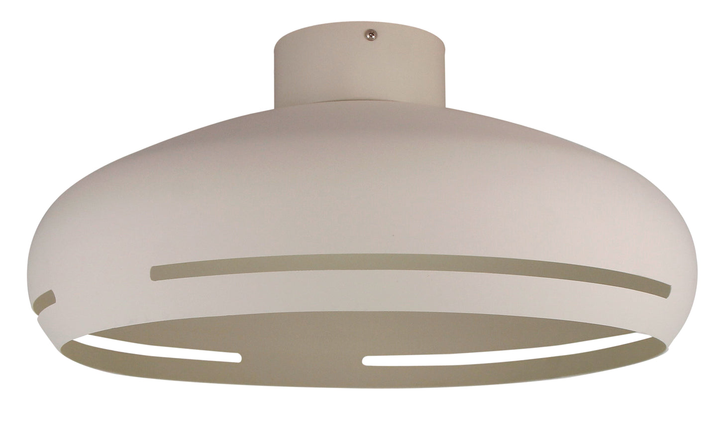 1 lichts Chericoni Striscia plafondlamp Ø 45 cm, crèmekleurig design, perfect voor een warme en moderne inrichting.
