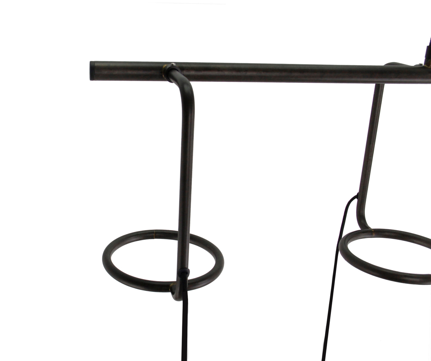 Chericoni Anello hanglamp, 4 lichts, E27 fitting, zwart design, stijlvol en modern voor diverse interieurstijlen.