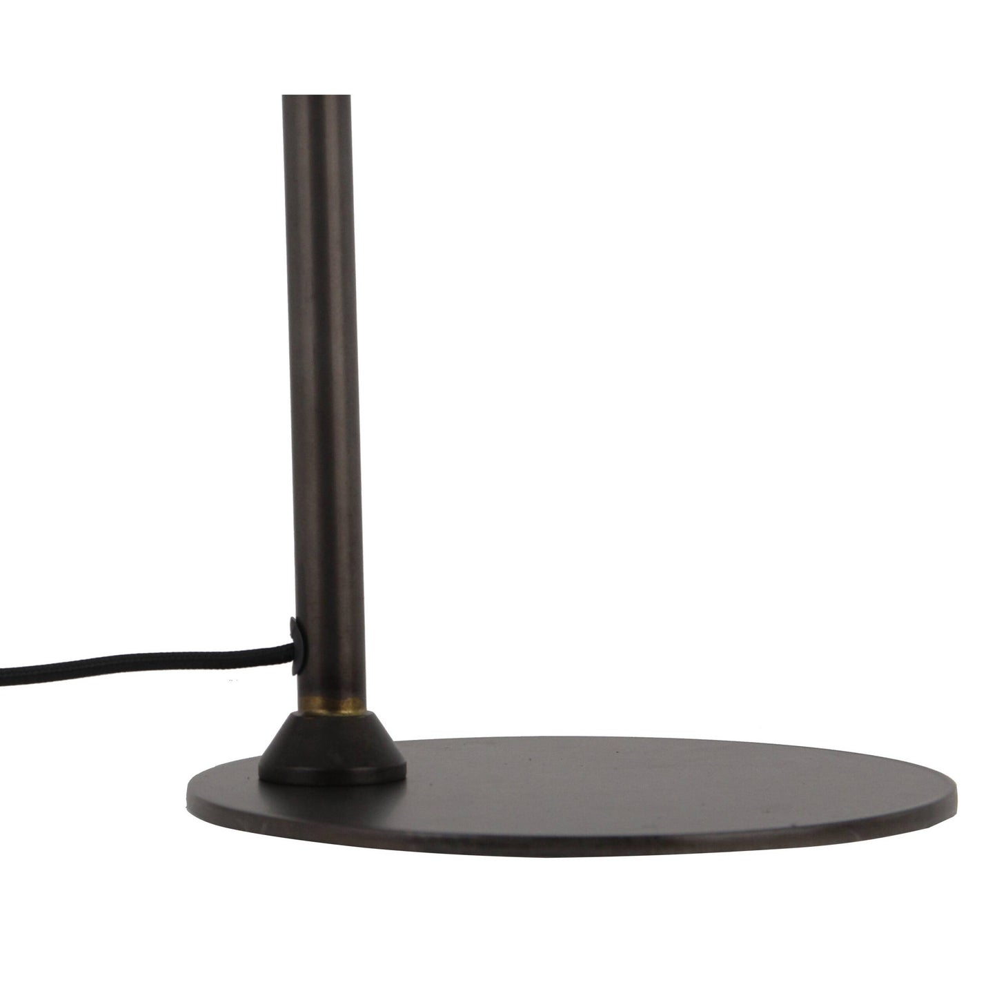 Zwarte Chericoni Anello tafellamp, geschikt voor E27 lampen, ideaal voor sfeervol interieur.