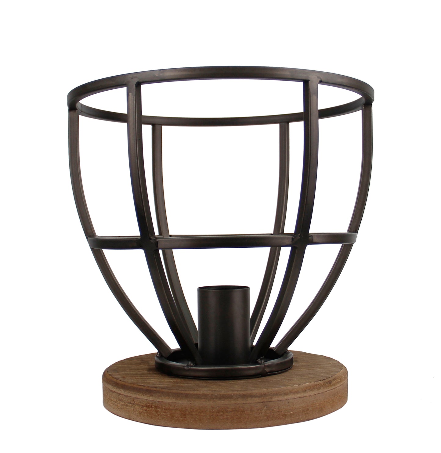 Tafellamp Chericoni Aperto, zwart, Ø25 cm, 1 lichtpunt, E27 fitting. Modern design voor stijlvolle en sfeervolle verlichting.