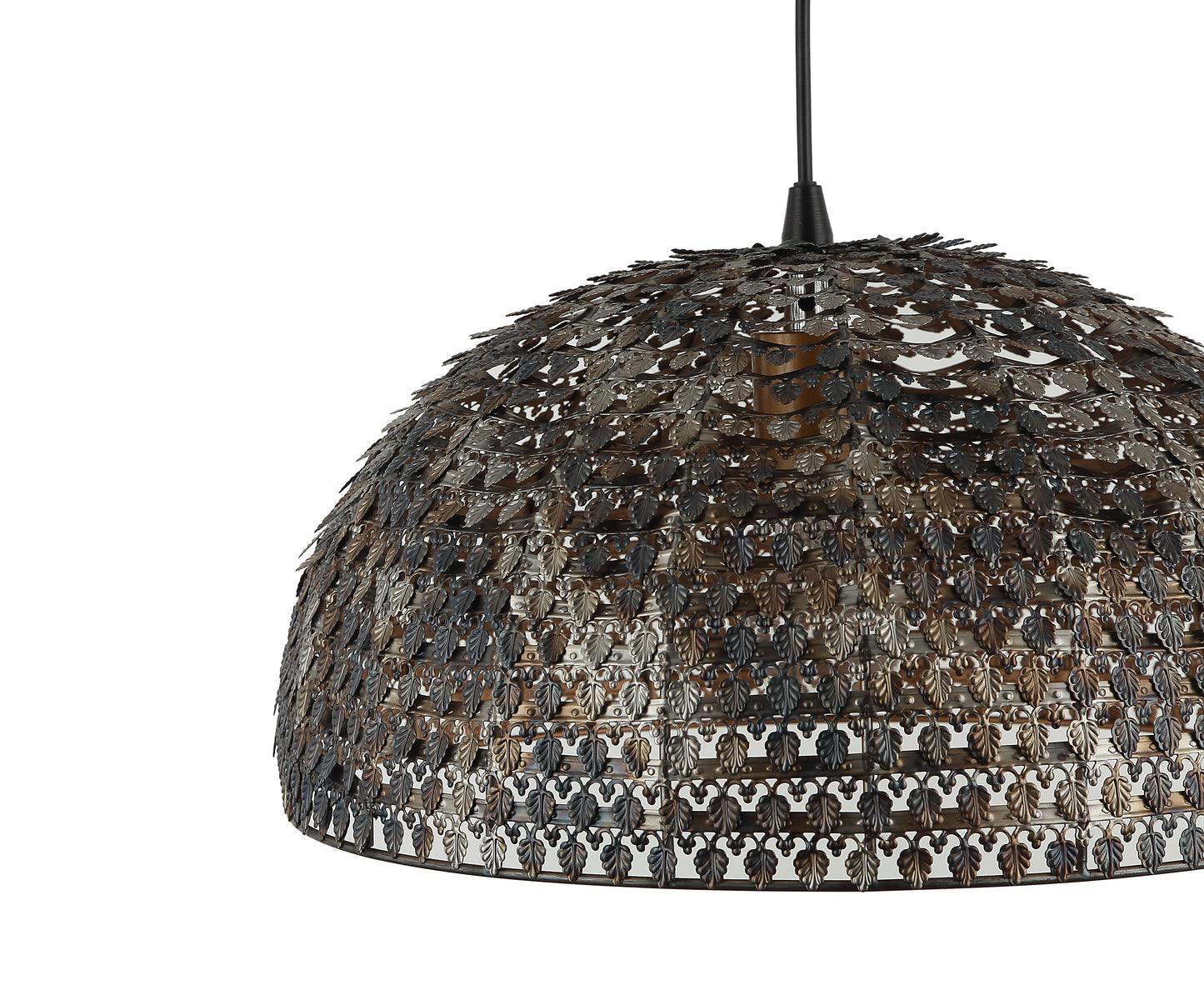 Zwarte Chericoni Bilancia hanglamp met één lichtpunt, Ø40cm, gemaakt van robuust ijzer en metaal voor een industriële look.