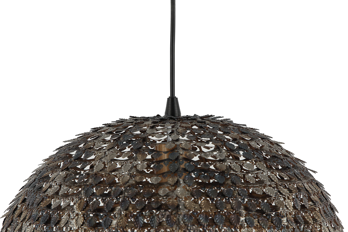 Zwarte Chericoni Bilancia hanglamp met één lichtpunt, Ø40cm, gemaakt van robuust ijzer en metaal voor een industriële look.