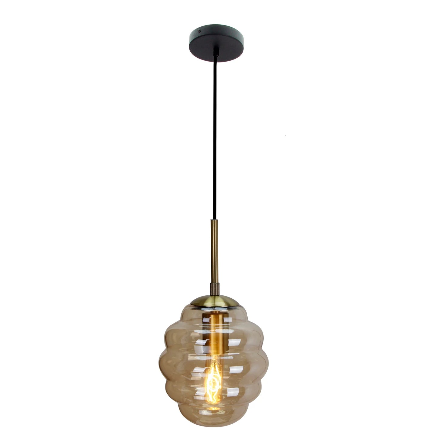 Breng sfeer in huis met de Chericoni Favo Hanglamp. Ø18cm, 1 lichts. Elegant design in glas.