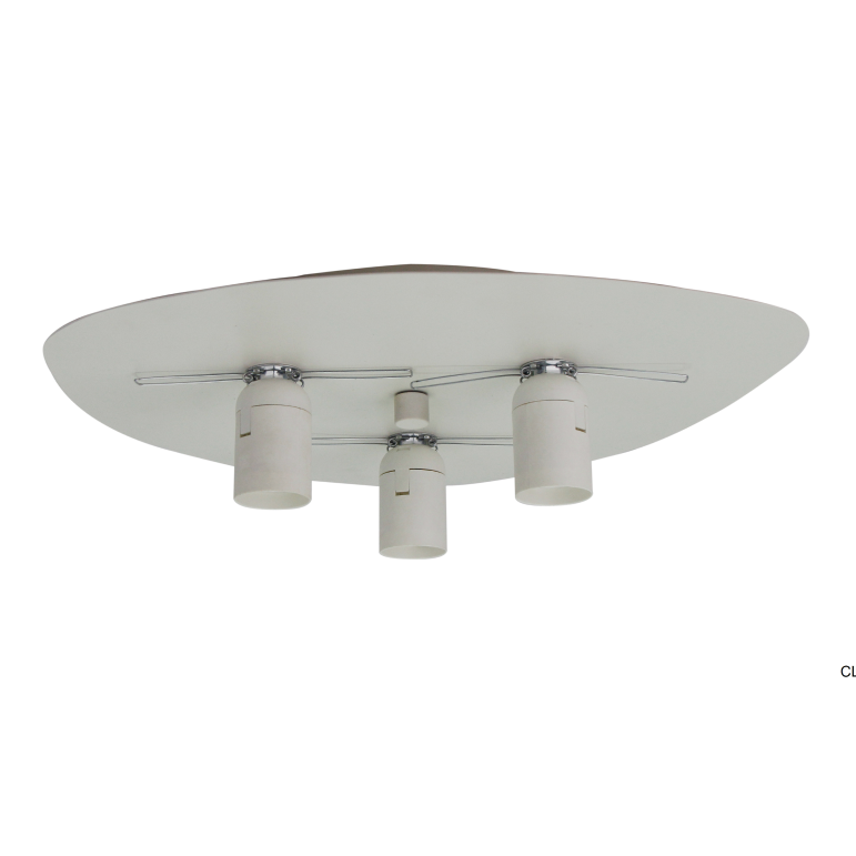 Drie-lichts plafondlamp – Chericoni Colorato – pink metaal – modern