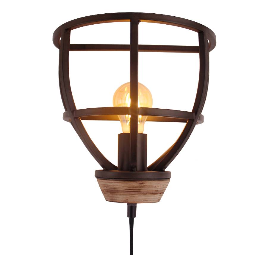 Minimalistische Chericoni Aperto wandlamp met zwart design. Ø25 cm, E27 fitting en 1 lichtpunt. Tijdloos en veelzijdig