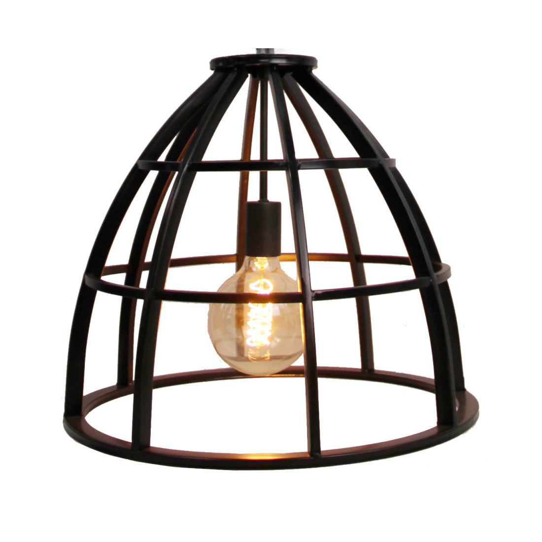 Design hanglamp Ø47 cm – Chericoni Aperto – zwart – industriële stijl
