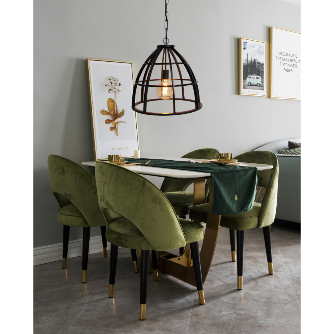 Moderne hanglamp Chericoni Aperto – zwart – Ø47 cm – 1 lichts – industrieel