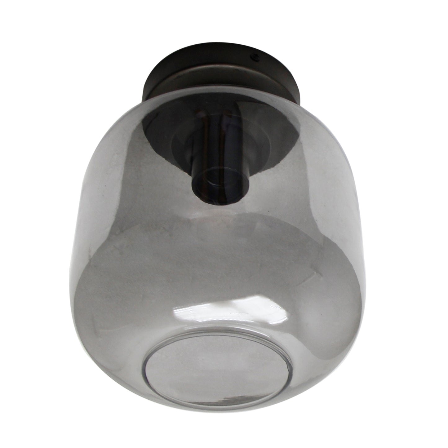 Specchio Plafondlamp met een diameter van 21 cm. De lamp heeft een minimalistische en moderne vormgeving met een matte afwerking.