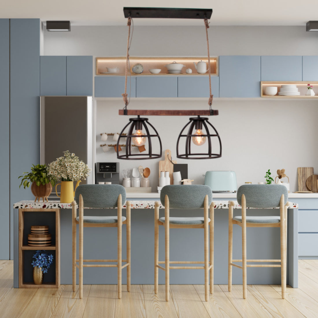 De Various Frame hanglamp in zwart heeft een Ø25 cm kap. Een moderne, stijlvolle hanglamp die een eigentijdse uitstraling biedt voor elk interieur.