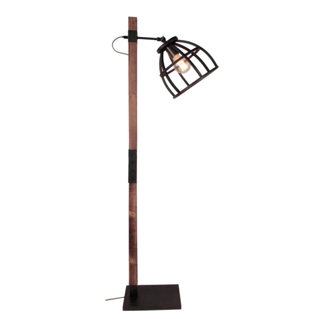 De Various Frame vloerlamp in zwart heeft een hoogte van 140 cm. Een moderne, stijlvolle vloerlamp die een eigentijdse uitstraling biedt voor elk interieur.