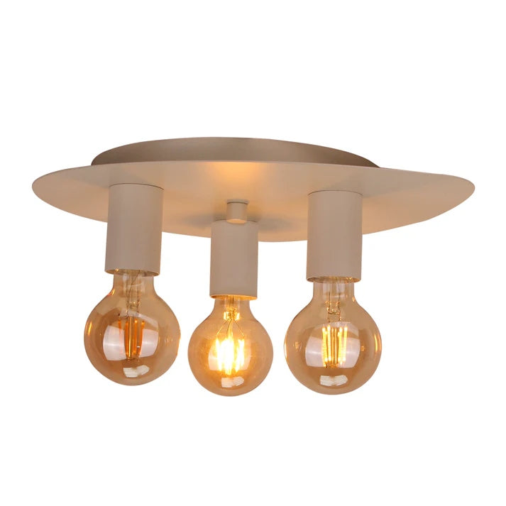 Chericoni Colorato Plafondlamp - 3 Lichts - Cream - IJzer & Metaal