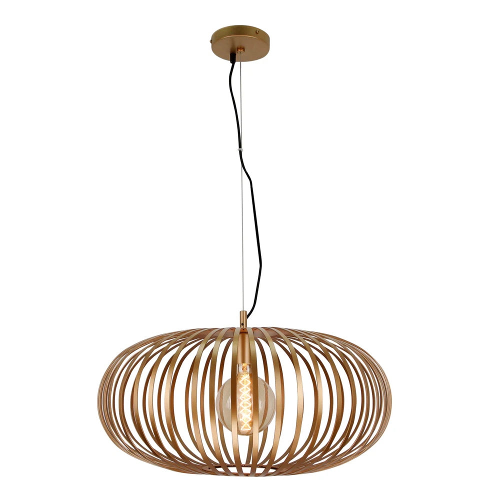 Chericoni Curvato Hanglamp - 1 Lichts - Ø 60 cm - E27 - Goud
