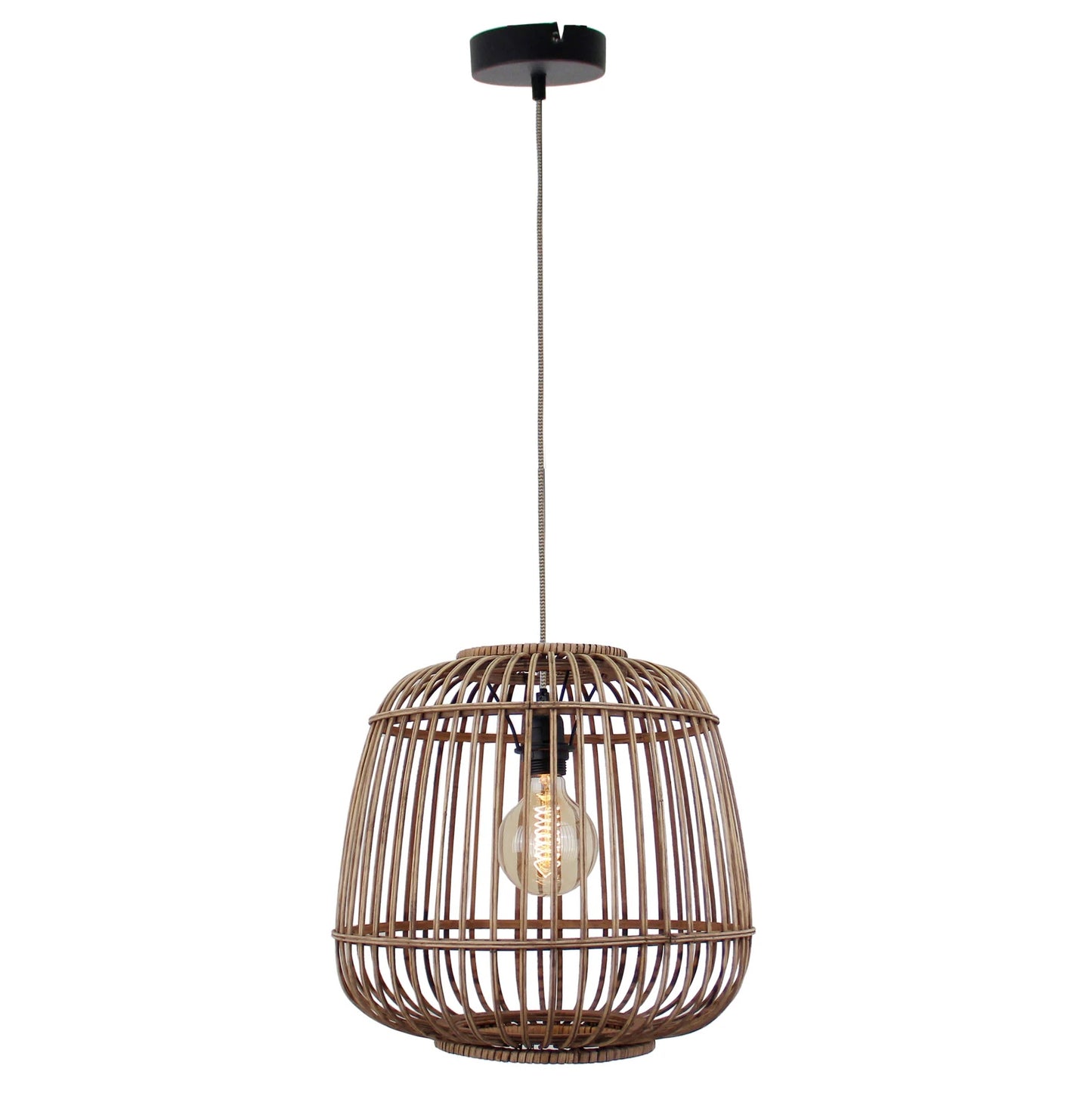 Chericoni Nature Trapeze Hanglamp – 1 lichts – Ø40 cm – E27 – Bamboe FSC Keurmerk