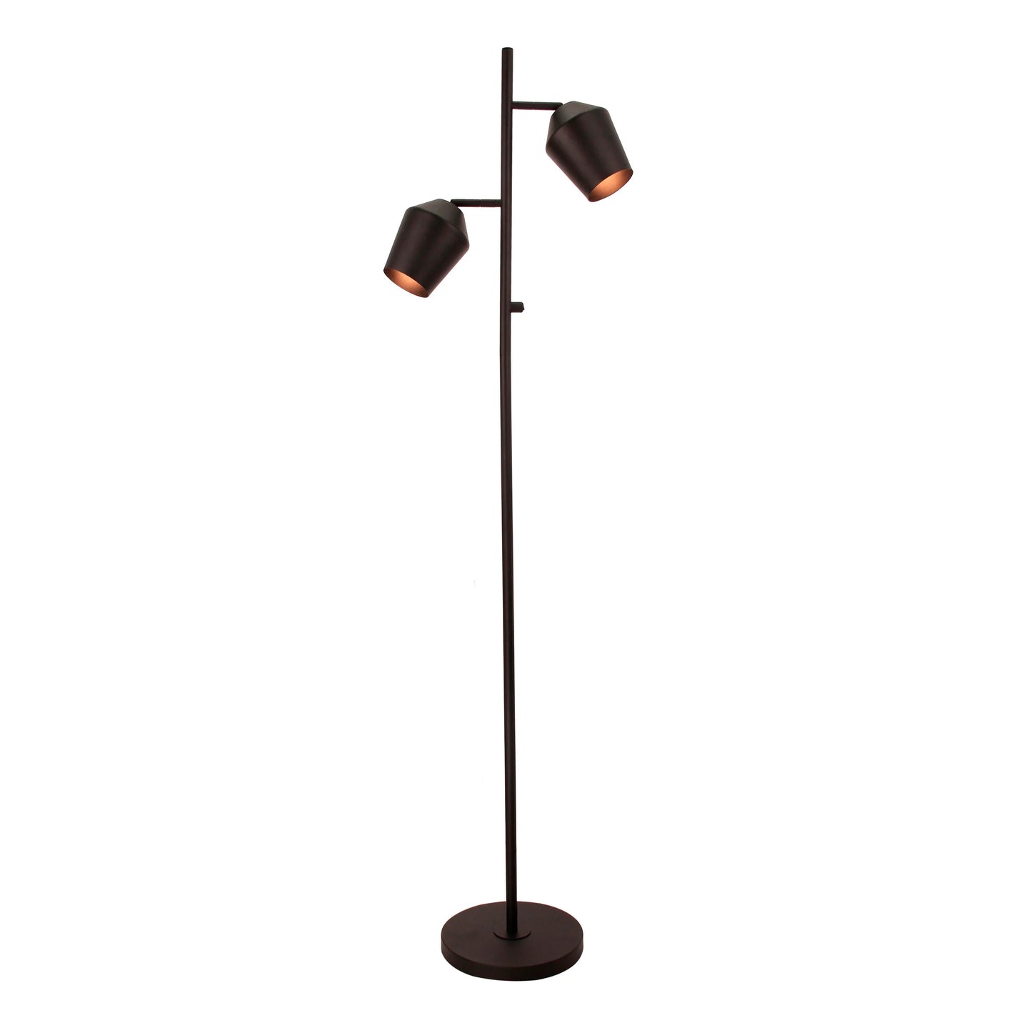 Chericoni Tavola Vloerlamp - 2 lichts - E27 - Zwart