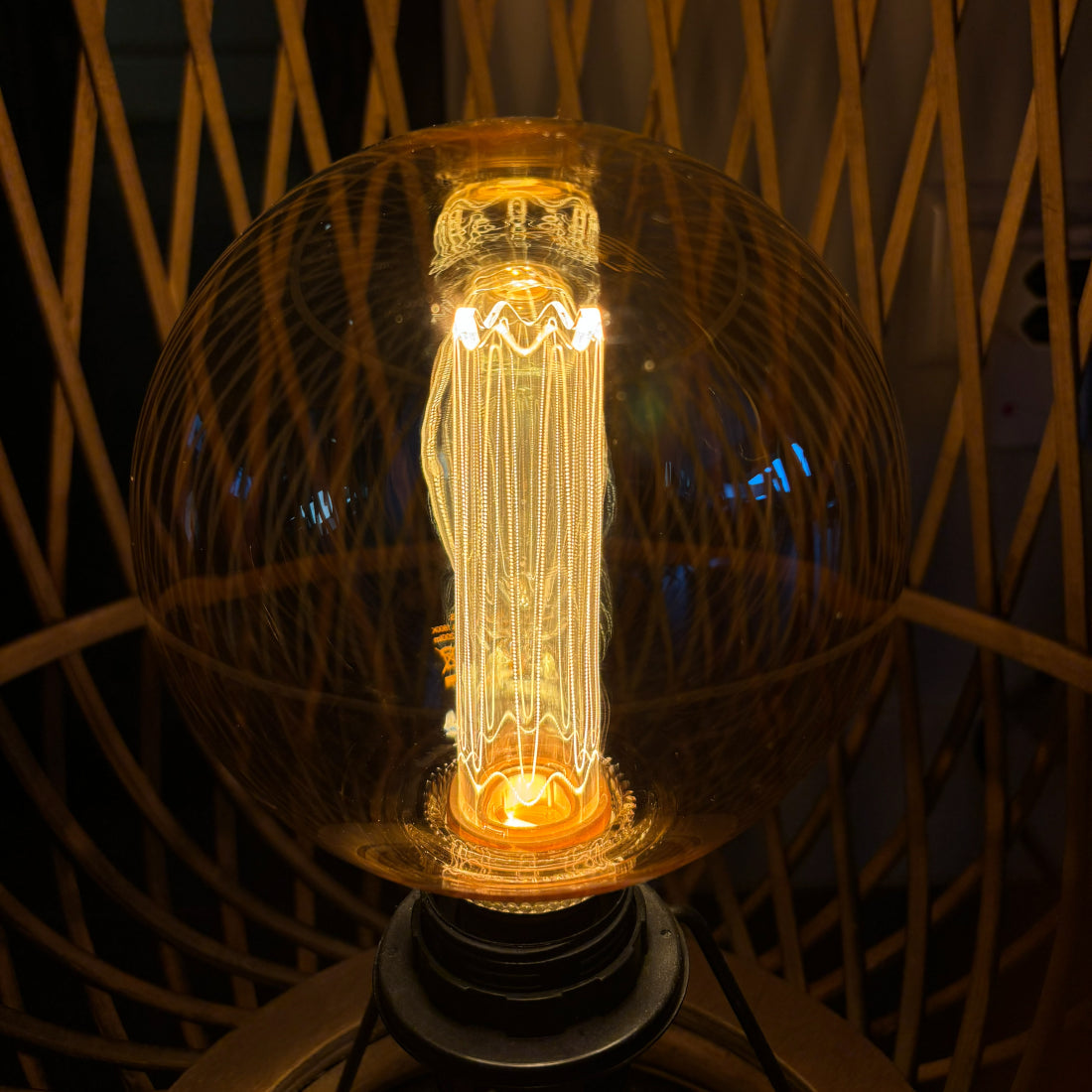 De transparante lichtbron L501G voegt een speelse touch toe aan je lampenkap. Perfect voor een sfeervolle verlichting.