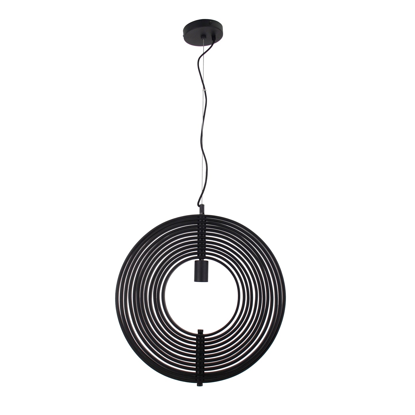 Chericoni Ring Pendant Lamp - 1 light - Ø50 cm - E27 - Black