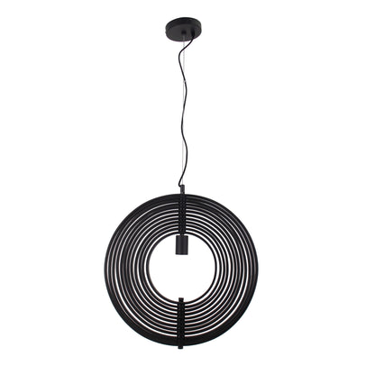 Chericoni Ring Pendant Lamp - 1 light - Ø50 cm - E27 - Black