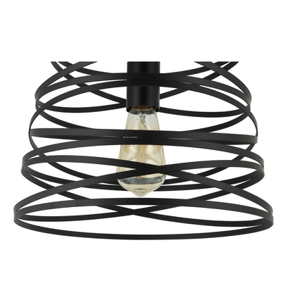 Chericoni Asti Hanglamp - 1 lichts - Ø 35 cm - Zwart - Gemaakt van IJzer & Metaal