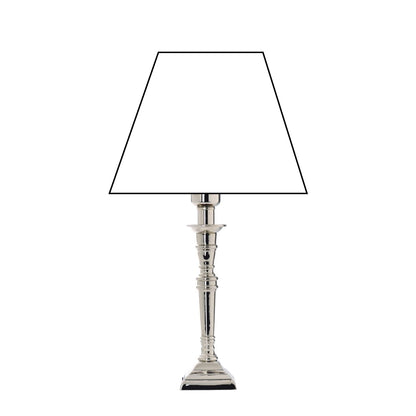 Various Lampenvoet - Chroom- 30 cm hoog – Metaal - E27