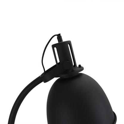 Various Black Steel Tafellamp - Industrieel Design - E27 - 46 cm hoog