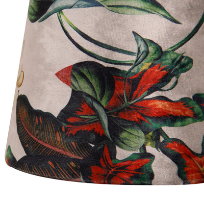 Various Malaga Tafellamp - 1 lichts - Ø20 cm - Botanisch - Fluweel