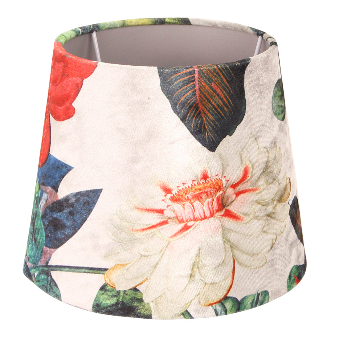 Various Malaga Tafellamp - 1 lichts - Ø20 cm - Botanisch - Fluweel