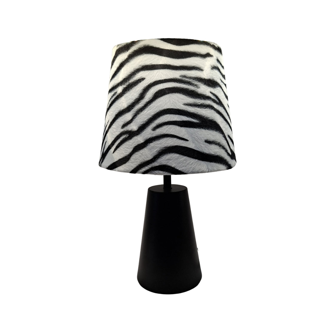 Various Zebra Tafellamp - 1 lichts - Ø20 cm - Zebra - Fluweel