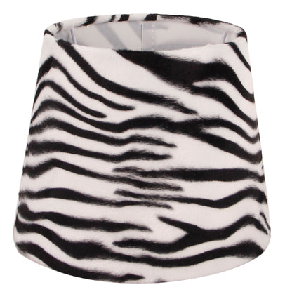 Various Zebra Tafellamp - 1 lichts - Ø20 cm - Zebra - Fluweel