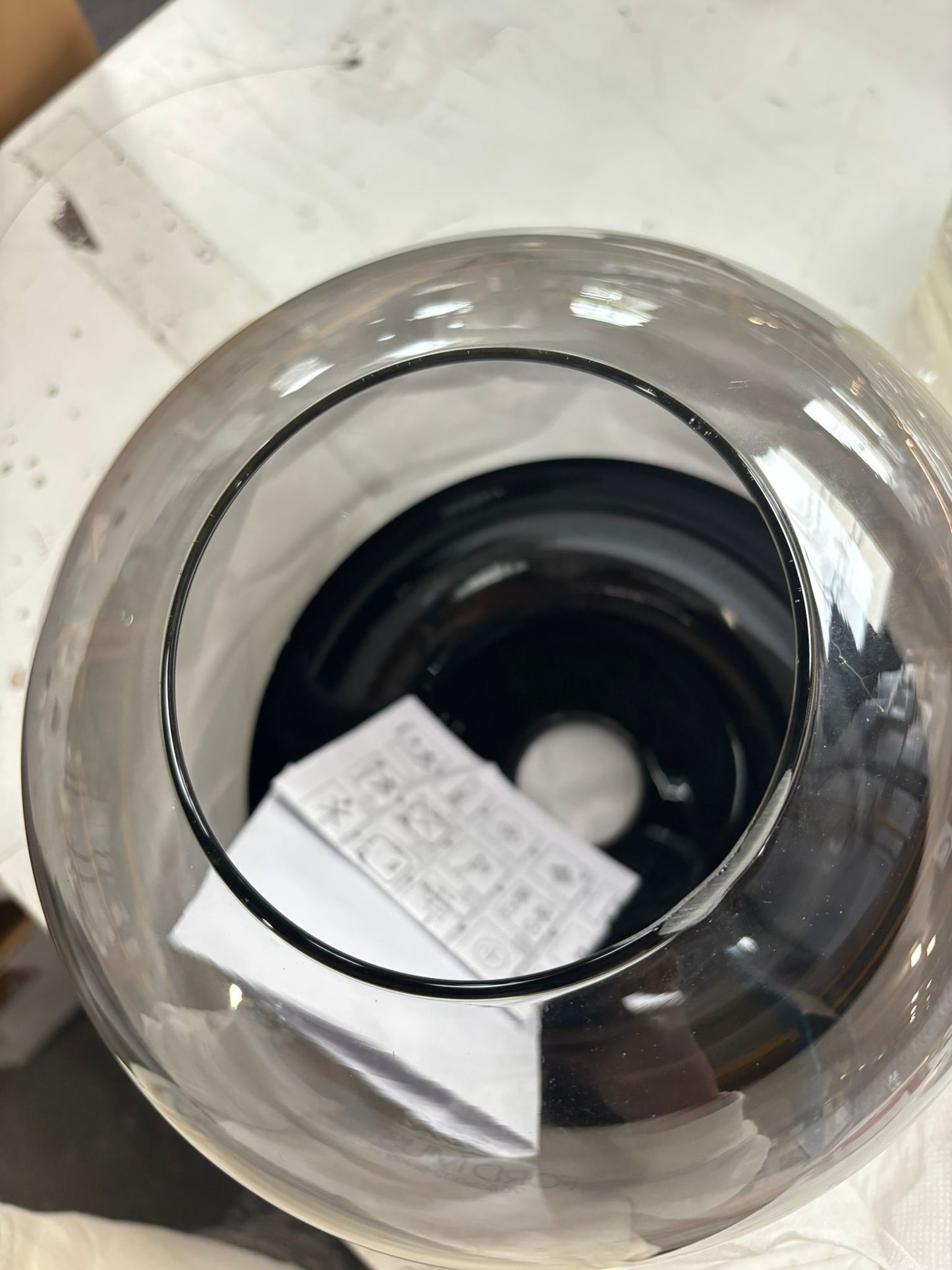 Tweedekans artikel - Chericoni Specchio Opaco Tafellamp – 1 lichts – Ø21 cm - E27 - Glas