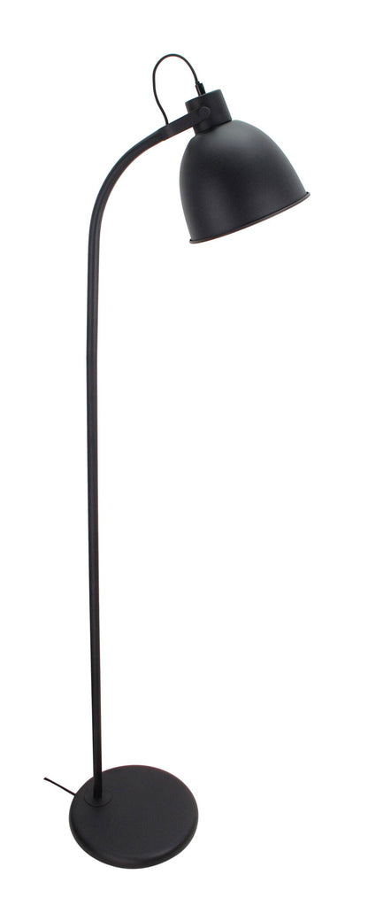 Moderne Chericoni Koen vloerlamp in zwart, 152 cm hoog, met 1 lichts E27 fitting, geschikt voor diverse ruimtes.
