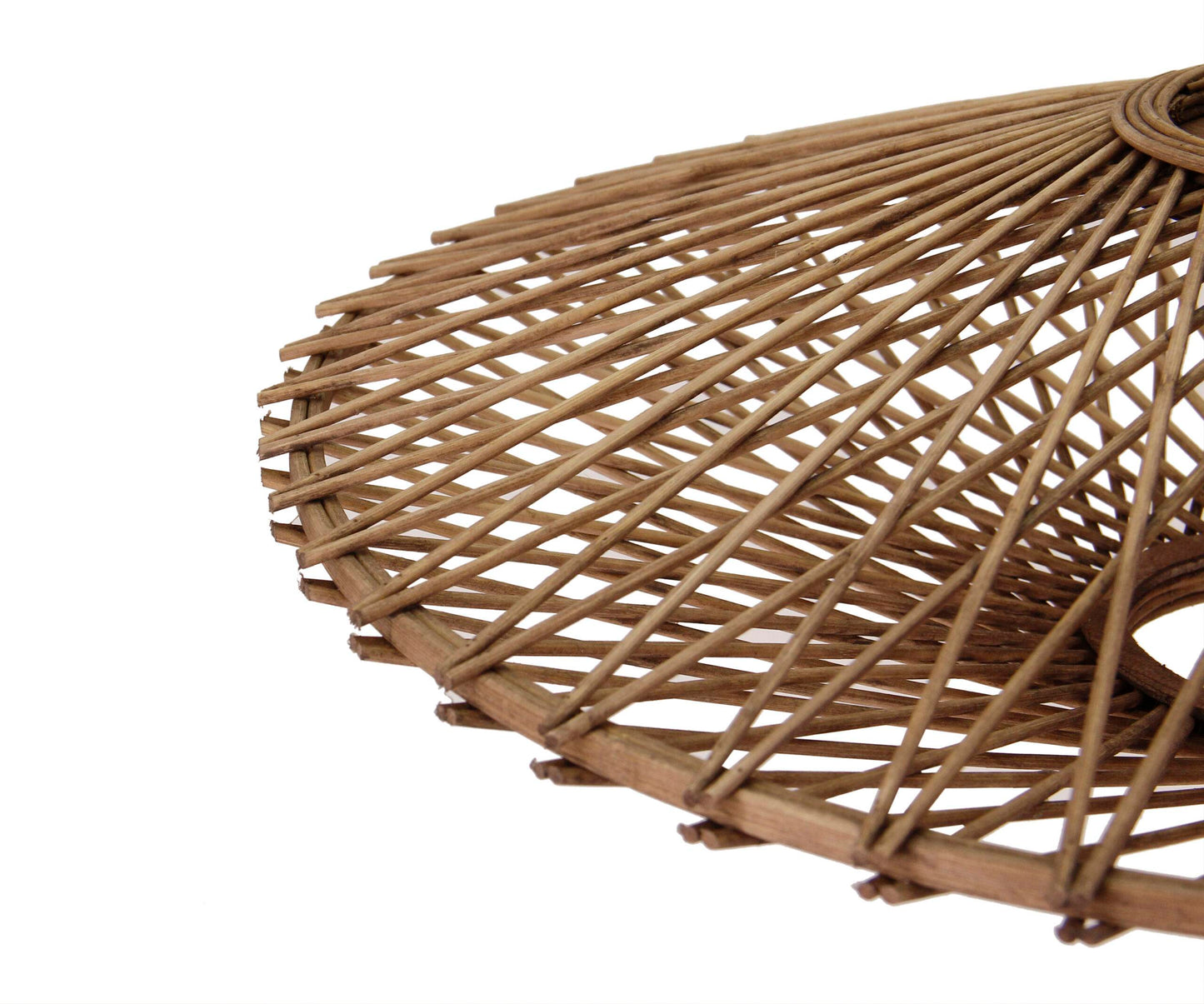 Ruime Chericoni Nature Capello hanglamp, Ø50 cm, natuurdesign, 1 lichtpunt, voor sfeervol licht.