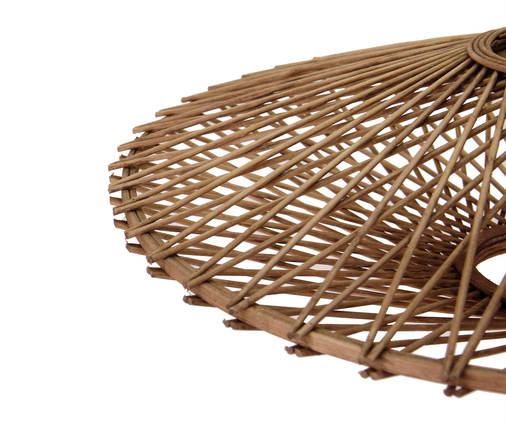 Ruime Chericoni Nature Capello hanglamp, Ø50 cm, natuurdesign, 1 lichtpunt, voor sfeervol licht.