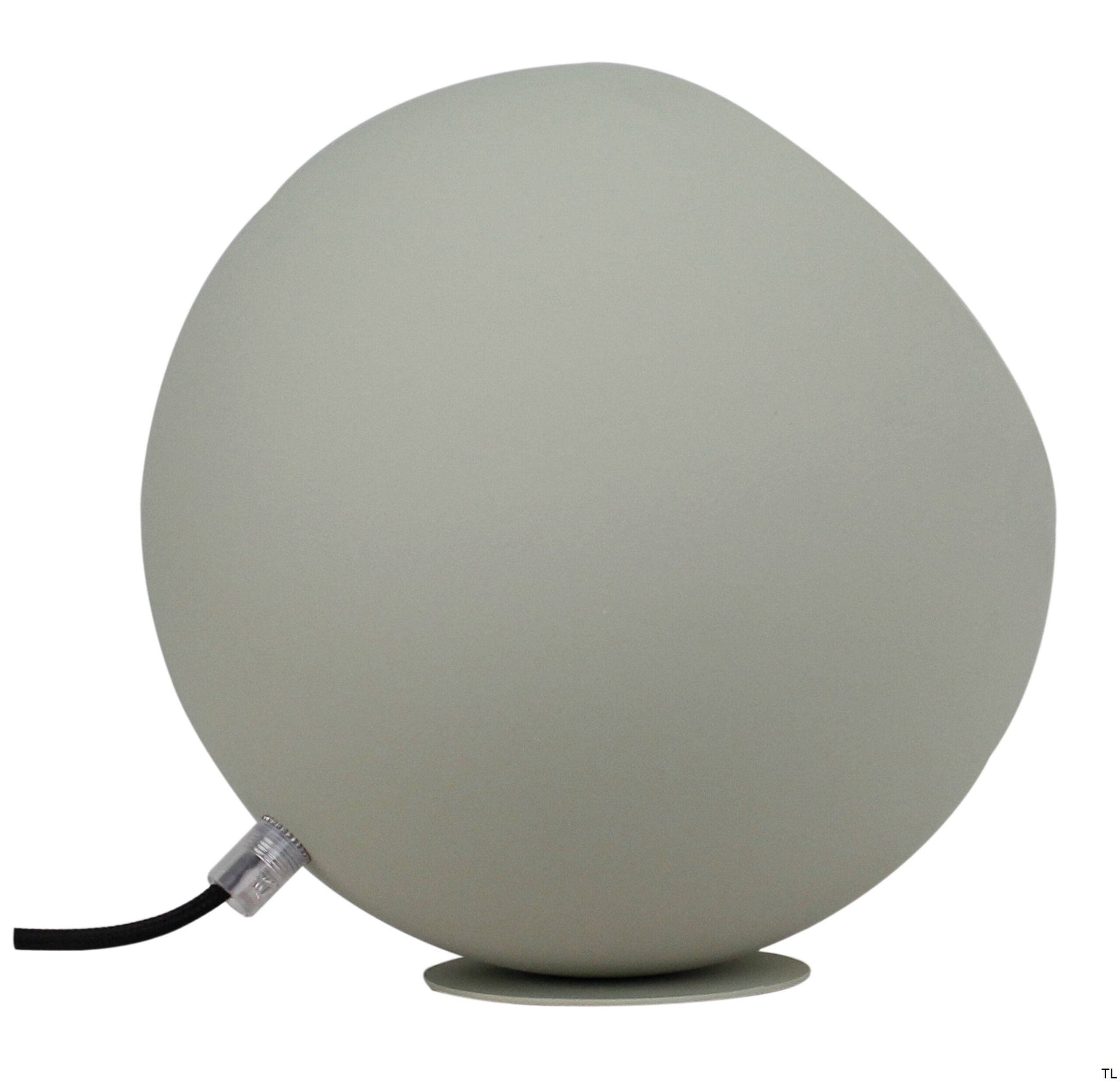 Chericoni Occhio tafellamp, Ø 25 cm, ice green kap, tijdloos en verfijnd ontwerp in metaal en ijzer