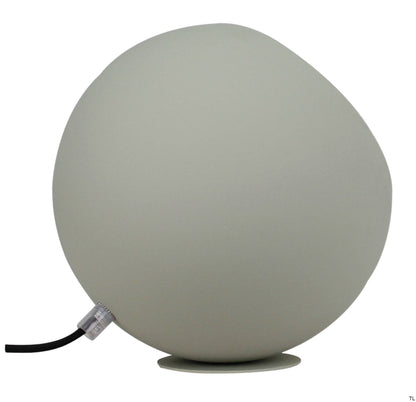 Chericoni Occhio tafellamp, Ø 25 cm, ice green kap, tijdloos en verfijnd ontwerp in metaal en ijzer