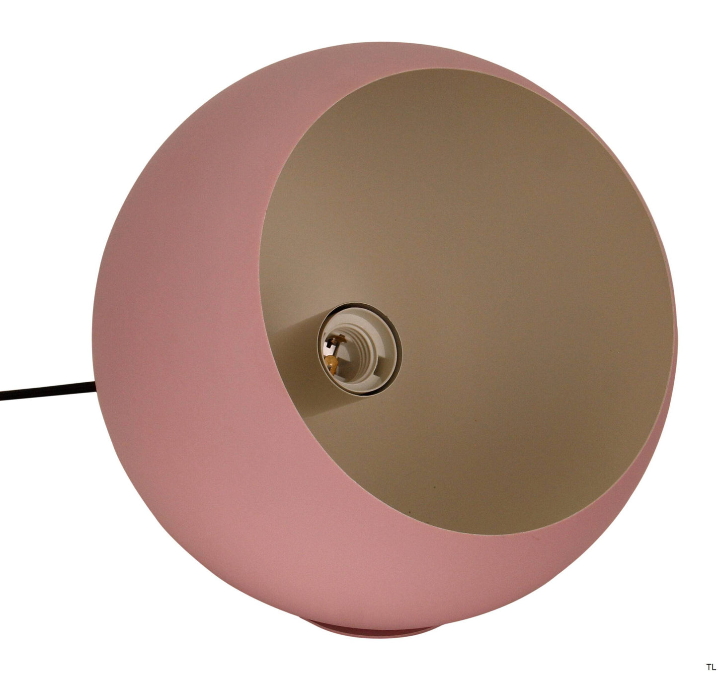 Chericoni Occhio tafellamp, Ø 25 cm, elegante roze kleur, perfect voor een trendy en eigentijdse woonstijl