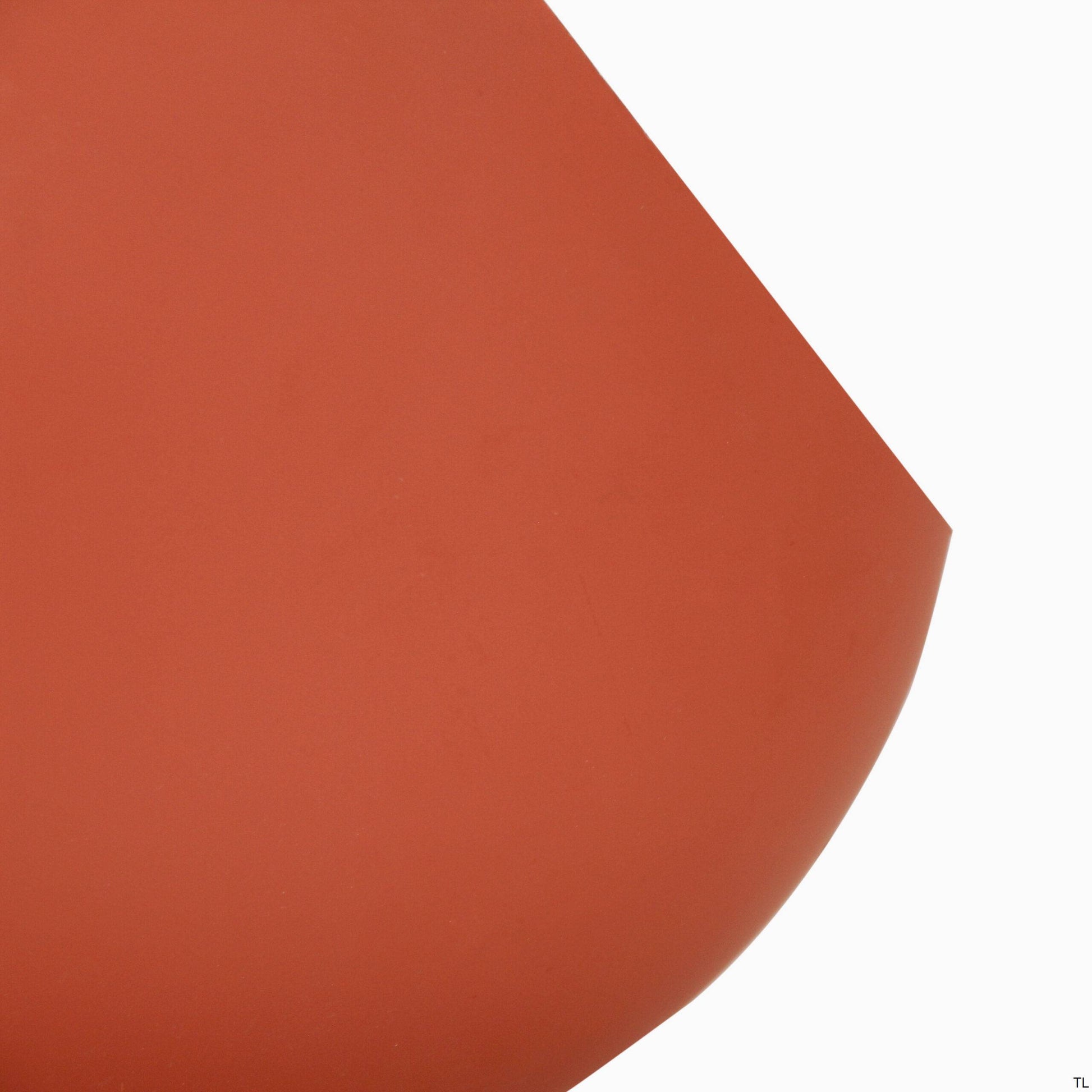 Chericoni Occhio tafellamp, rood design, Ø 25 cm, een perfecte mix van elegantie en duurzaamheid in ijzer en metaal.