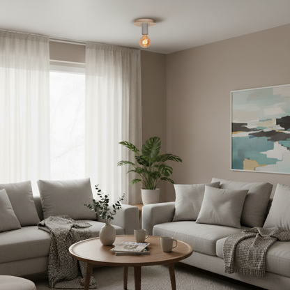Chericoni Colorato – plafondlamp 1 lichts – grijs – stijlvol interieur