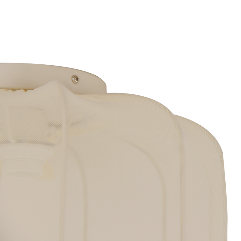 Detailfoto van de Chericoni Lecce plafondlamp met elegant, natuurlijk design.