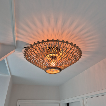 Chericoni Nature Capello Plafondlamp – Ø50 cm – 1 lichts – E27 – Nature