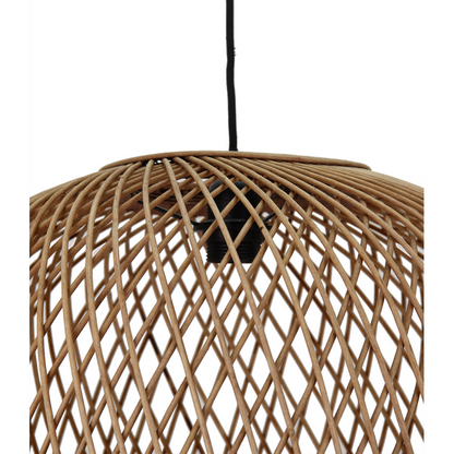 Chericoni Nature Diagonaal hanglamp, ronde vorm, Ø50 cm, geschikt voor E27 lampen.