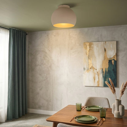 Chericoni Occhio Plafondlamp - 1 Lichts - Zand - Ø 25 cm