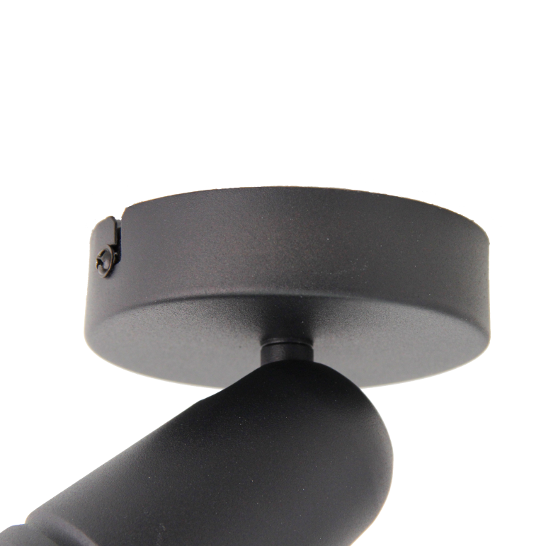 Moderne Chericoni Spero spotlamp met Ø6 cm en zwarte afwerking voor GU10 lamp.