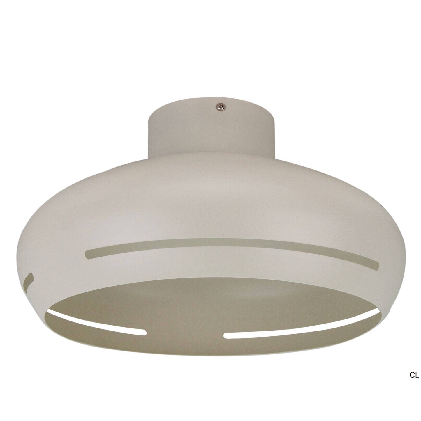 Moderne plafondlamp Chericoni Striscia Ø 35 cm, met E27 fitting en crèmekleurig design voor een sfeervol interieur.