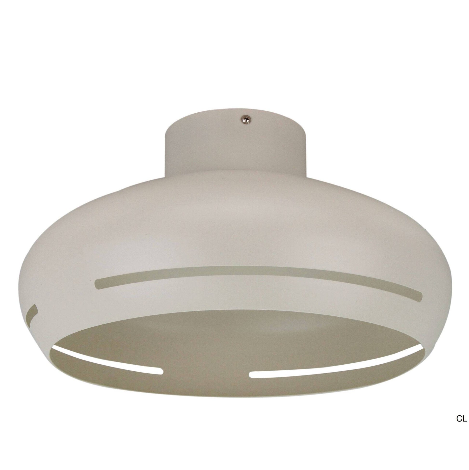 Moderne plafondlamp Chericoni Striscia Ø 35 cm, met E27 fitting en crèmekleurig design voor een sfeervol interieur.