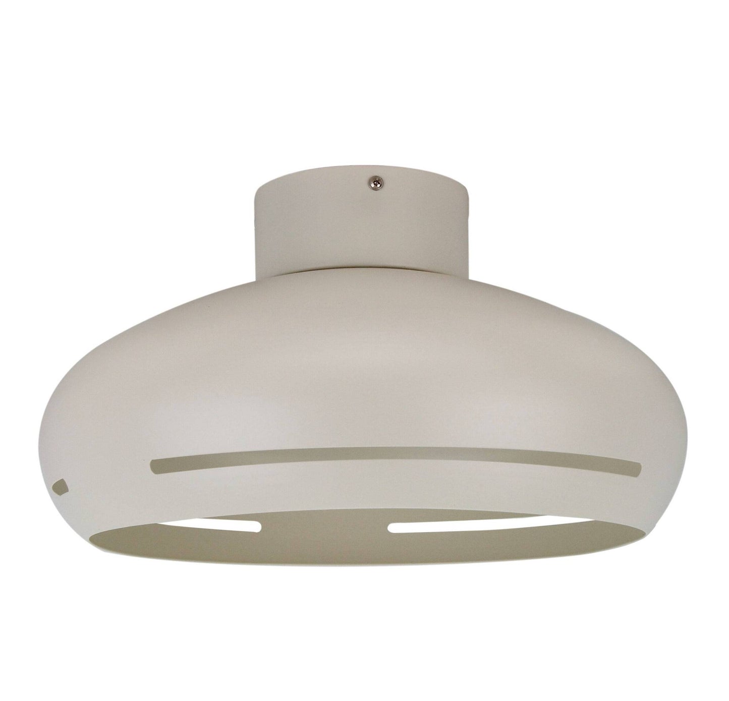 Moderne plafondlamp Chericoni Striscia Ø 35 cm, met E27 fitting en crèmekleurig design voor een sfeervol interieur.