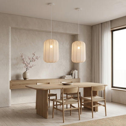 Verken de serene charme van de crèmekleurige Lecce hanglamp.